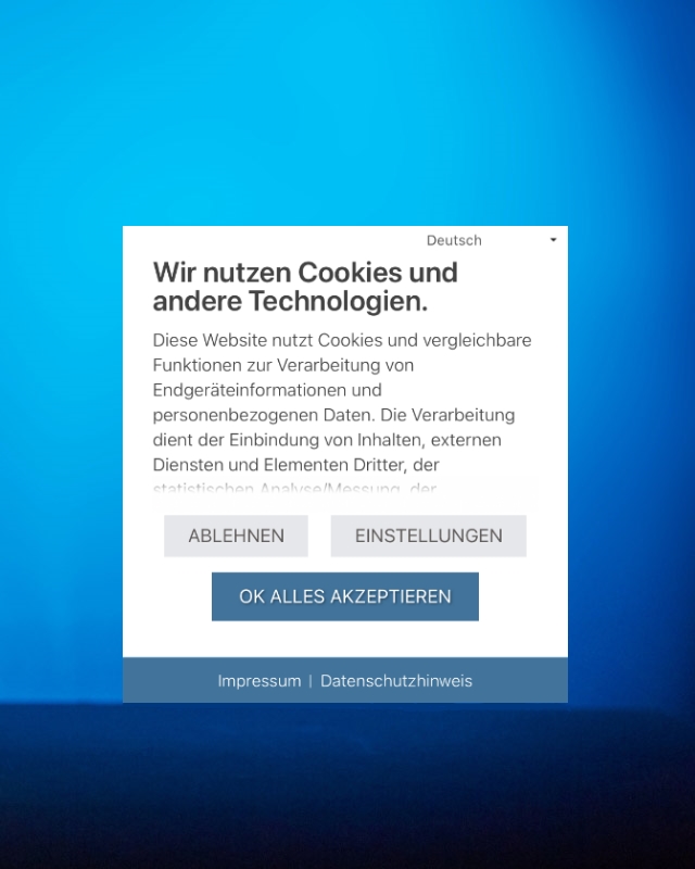 Cookies DSGVO konforme