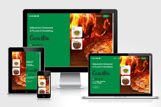 Website Italienisches Restaurant Rendsburg