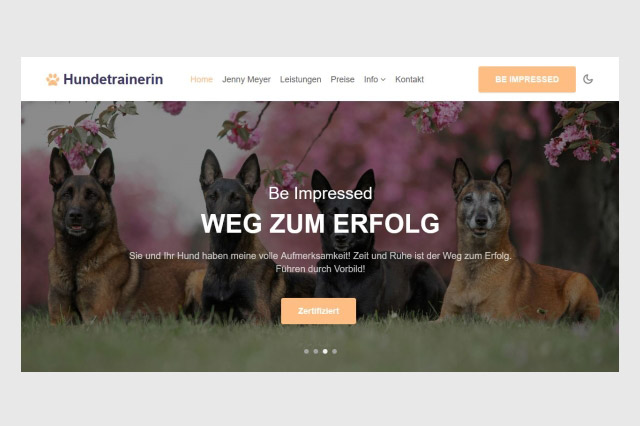 Design by europa-design.de Hundetrainer